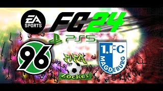 EA SPORTS FC 24  Hannover 96 VS 1 FC Magdeburg  10Spieltag Bundesliga Gameplay 4K PS5 [upl. by Atoked151]