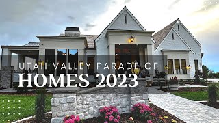 UTAH VALLEY PARADE OF HOMES 2023  Touring the Utah Valley Parade of Homes 2023 [upl. by Barra]