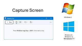 How to use Snipping Tool in Windows Tutorial  Screen Capture [upl. by Aeslahc]