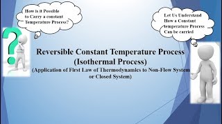 Reversible Constant Temperature Process Isothermal Process [upl. by Dymoke]