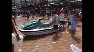 Tsunami recedes from Patong Beach Phuket Thailand [upl. by Senaj]