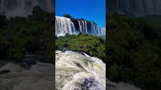 IGUAZÚ FALLS  iguazufalls nature waterfall brasil travel wanderlust shorts like subscribe [upl. by Yroggerg]