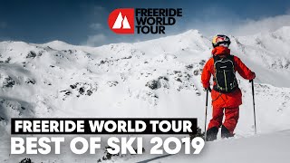 The Best Freeride Ski Lines of 2019  Freeride World Tour [upl. by Tyne]