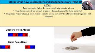 Loudspeakers  AQA GCSE Science P7 Electromagnetism [upl. by Ynar]