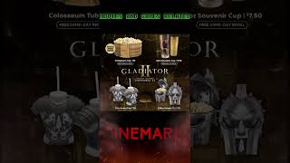 Cinemark Gladiator 2 Merchandise popcorn movies merchandise popcornbucket gladiator2 [upl. by Niamjneb458]