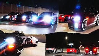 The Most RACING weve EVER had in MEXICO 1000hp cars ZO6s 1000hp G8 GT500s [upl. by Sheffy555]