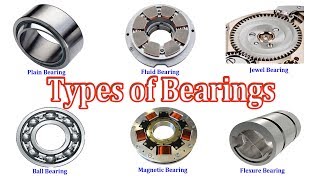 Types of Bearings  Different Types of Bearings [upl. by Enimzaj]