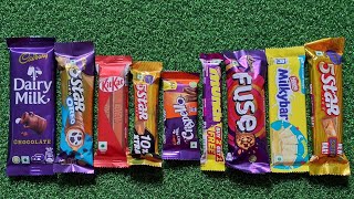 Dairy Milk vs 5star Oreo vs KitKat vs 5star vs KitKat vs Munch vs Fuse vs Milky bar vs Gems [upl. by Elaweda]