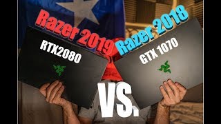 Razer Blade 15quot Advanced 2018 vs 2019 Gameplay FPS review [upl. by Abrahams975]