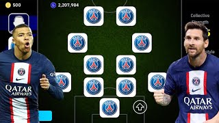 I MADE BEST EVER PSG Paris SaintGermain SQUAD 😱😱 EFOOTBALL 2024 MOBILE [upl. by Scales]