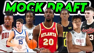 2024 NBA Mock Draft FULL FIRST ROUND MOCK DRAFT I Utility Sports NBA Mock Draft 2024 [upl. by Neliak]