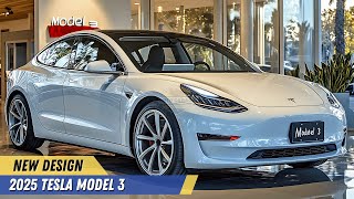 2025 Tesla Model 3 Introduced  Stunning Features and Autopilot Advancements [upl. by Roos766]