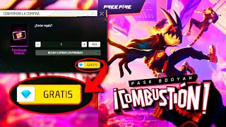 🎁OBTEN GRATIS El NUEVO PASE BOOYAH de FREE FIRE 2024 FREE FIRE NOVIEMBRE COMBUSTION💎 [upl. by Nevram]