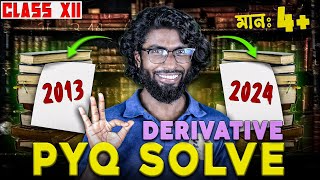 PYQ SOLVE 20132024  DERIVATIVE  CLASS 12 [upl. by Richarda266]