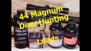 Henry Lever Action 44 Magnum Deer Hunting Loads [upl. by Imalda953]