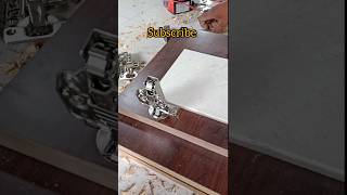 auto hinges kaise lagayeauto hinges woodworkingtips woodwork [upl. by Anahsat]