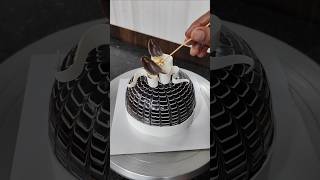 Dome shaped chocolate cake 😢 decoration ideas chocolatecake shorts youtubeshorts viral trending [upl. by Aicnatsnoc244]