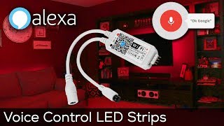 How to Control your LED strips with Alexa and Google Home [upl. by Airrehs453]