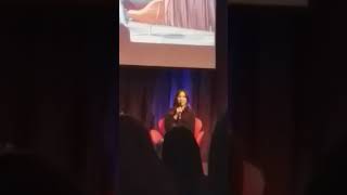 Troian Bellisario doing english accent [upl. by Negriv247]