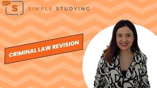 Criminal law revision [upl. by Nitza432]