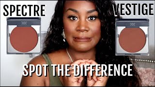 Comparing XXREVOLUTION Powder BRONZERS  SPECTRE VS VESTIGE ON DARK SKIN  MISS SYDZ [upl. by Hola]