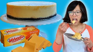 🧀VELVEETA CHEESECAKE Recipe Test [upl. by Eissat278]