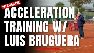 Spanish Forehand and Backhand Acceleration Training with Luis Bruguera [upl. by Guy209]