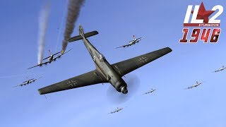 Full IL2 1946 mission Ta152 Intercepting Combat Wings [upl. by Olegnaid]