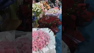 Flower market Kunming China [upl. by Earesed]