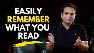 How to remember what you read  Nishant Kasibhatla [upl. by Francis607]