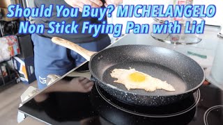 Should You Buy MICHELANGELO Non Stick Frying Pan with Lid [upl. by Asusej]