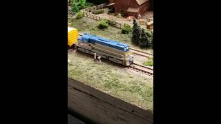 TRAINS SHORTS N scale ALCO C420 on Cool Trains in Montreal YouTube Channel [upl. by Ortrude]