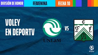 UNLAM vs Ferro  Fecha 10  División de Honor Femenina  Torneo Metropolitano [upl. by Savior785]