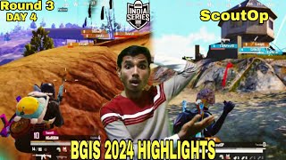 BGIS 2024 HIGHLIGHTS  ROUND 3 DAY 4 BGMI  bgis [upl. by Ayidan10]