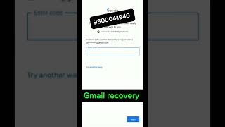 Gmail recovery problem 😭 contact now whatsapp9800041949 [upl. by Ennasil]