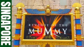 REVENGE OF THE MUMMY The Complete Ride  Universal Studios Singapore  June 2019 [upl. by Mabelle]