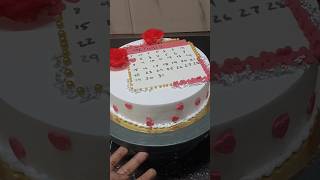 1 KG CALENDAR CAKE NEW DESIGN WORLD CALENDAR CALENDER CAKE trending cake [upl. by Rawde107]