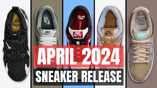 BEST SNEAKER Release for APRIL 2024 Part1 [upl. by Isadora]