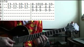 B52s Love Shack Guitar Lesson with Chords and TAB Tutorial [upl. by Kimberlyn]