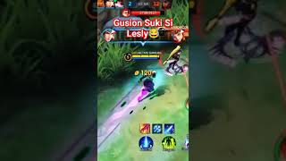 activegamers mlbb mobilelegends mlbbshorts Gusion Suki Si Lesly😂😂😂 [upl. by Nnahsal]