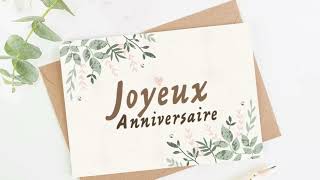 Messages danniversaire originaux pour un souhaiter un anniversaire [upl. by Akapol]