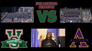 MISSISSIPPI VALLEY STATE VS ALCORN  5TH QUARTER  BEE DA SHOW REACTION 2024 [upl. by Bagley]