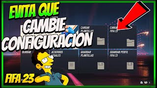 Como GUARDAR la CONFIGURACIÓN de FIFA 23 [upl. by Dalton]