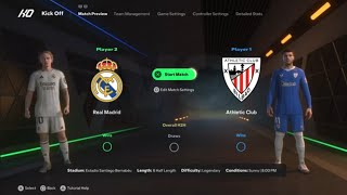 FC25 Real Madrid vs Athletic Bilbao [upl. by Krusche409]