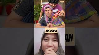 Kue ultah comedy yesornochallange cake cakeorfakechallenge challenge yesornosong yes food [upl. by Byran877]