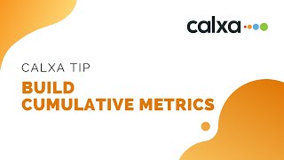 Build Cumulative Metrics [upl. by Rayham]