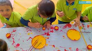 Special Diwali activity diwalispecial diwali kidsdiwali special diwali diya painting [upl. by Yeniar]