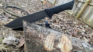 Schrade Bowie SCHF45 Leroy is Built for punishment [upl. by Lore]