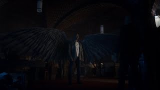 Lucifer S05E05  Amenadiel shows his immortality and wings [upl. by Silas]