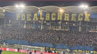 Saarbrücken Fans at Ludwigsparkstadion  DFB Pokal 1FC Saarbrücken  Borussia Mönchengladbach 21 [upl. by Seira]